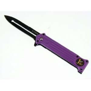   Joker Spring Assisted Folding Knife   Purple
