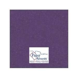  Paper Accents Cardstock 12x12 Silk Plush Purple 25 Pack 