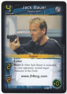 24 (Twenty Four) TCG Promo Card # PR 2007 12 Jack Bauer  