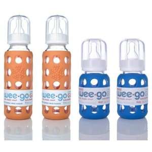  Lifefactory BPA Free Glass Baby Bottles w/ Silicone Sleeve 