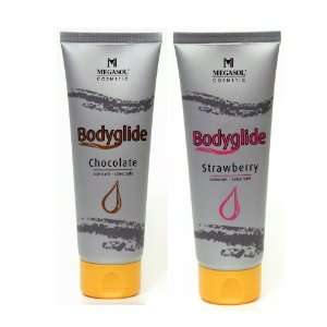Megasol Flavored Bodyglide Combo, 1 Chocolate & 1 Strawberry, 2 pack