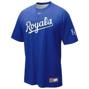  Nike Kansas City Royals Royal Blue Tackle Twill Wordmark T 