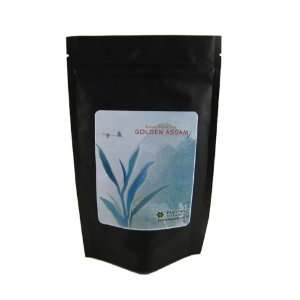 Puripan Organic Loose Black Tea, Golden Assam 2 oz. Bag,
