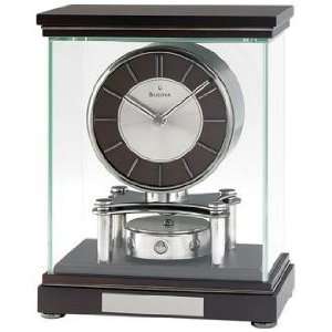   Triumph Modern Industrial 10 High Bulova Mantel Clock