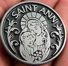   Saint St Ann Protector Pocket Prayer Safety Medal Holy Token Charm