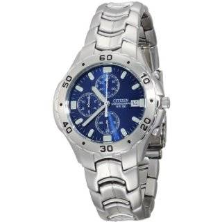   Citizen Mens CA0010 50L Eco Drive Stainless Steel Watch: Citizen