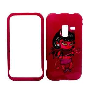   CONQUER 4G RED DEVIL DEMON GIRL COVER CASE Cell Phones & Accessories