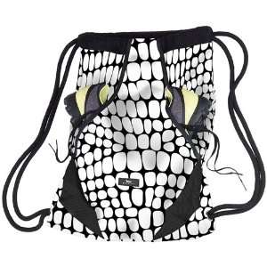   Little Draw Sports Bag, Croc o Gator, Black and White