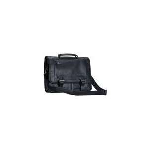  Delsey Helium Business Leather Double Gusset Flapover 