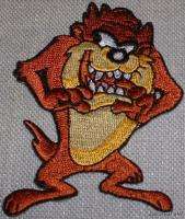 Tasmanian Devil Looney Tunes Figure Embroidered PATCH  