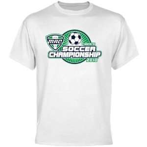  MAC Gear White MAC 2010 Mens Soccer Championships T shirt 