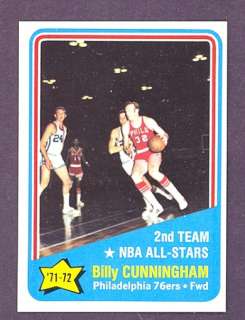 1972 Topps #167 Billy Cunningham All Star (NM/MT)  