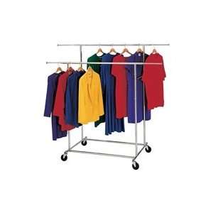  Commercial Garment Rack   Two Tiered