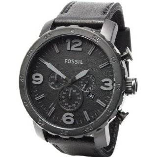    Fossil Gage Plated Stainless Steel Watch   Smoke: Fossil: Watches