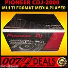 PIONEER CDJ 2000 MULTI FORMAT MEDIA PLAYER DJ NIGHTCLUB PROFESSIONAL 