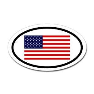    American Flag Flag Oval Sticker by  Arts, Crafts & Sewing