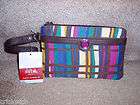 Lovely RELIC Blue Multi Color Wristlet/Purse NWT
