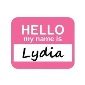  Lydia Hello My Name Is Mousepad Mouse Pad