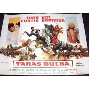 Taras Bulba   Original Movie Poster   Tony Curtis   30 x 