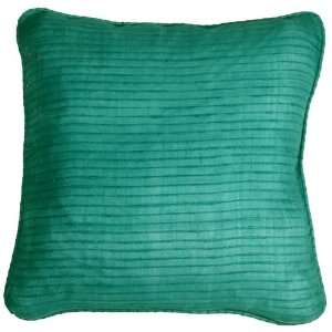  Pillow Decor   Ribbed Silk Sea Green 17x17 Throw Pillow 
