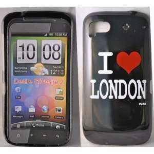 Mobile Palace  black ( I Love London) case with screen protector for 