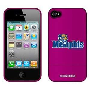  Memphis Tigers blue on Verizon iPhone 4 Case by Coveroo 