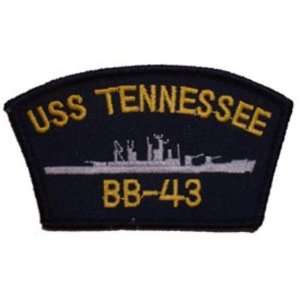  USS Tennessee BB 43 Patch Blue & Yellow 2 1/4 x 4 Patio 