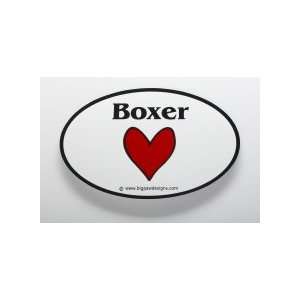  Boxer Love Sticker Patio, Lawn & Garden