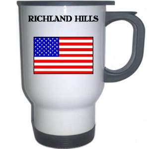 US Flag   Richland Hills, Texas (TX) White Stainless Steel 