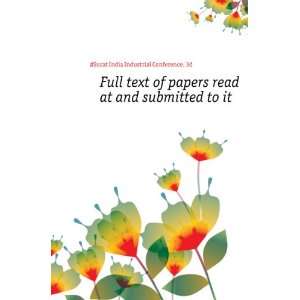  Full text of papers read at and submitted to it #Surat 