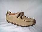 Sand Suede Leather CLARKS WALLABEES Walking Comfort Oxfords WOMENS 5.5 