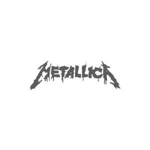  Metallica DARK GREY Vinyl window decal sticker: Office 