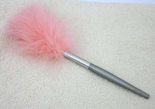 Color Me Beautiful Feather Duster Puff Brush Pink NEW 754753137413 