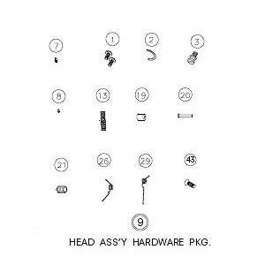  Head Assembly Hardware Pkg Automotive