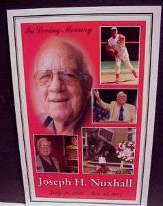 2007 Cincinnati Reds Replay DVD Joe Nuxhall Program Lot  