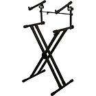 On Stage Stands Deluxe Heavy Duty X 2 Tier Keyboard Stand