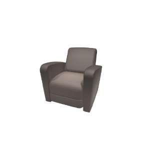    National Reno Fabric One Seat Lounge Chair, Grey: Office Products