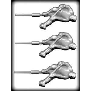 hockey player sucker Hard Candy Mold 3 Count  Grocery 