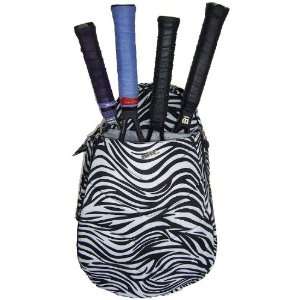  Jet White Zebra Two Strap Backpack