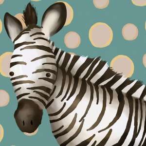  Oopsy daisy Timmy the Zebra Wall Art 10x10: Home & Kitchen