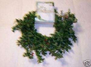 HOLLY BERRY GARLAND 6 FOOT FLORAL SUPPLIES  