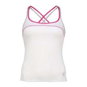   Womens Tricolor Tankini, Color White/Pink, Size L: Sports & Outdoors