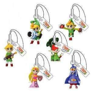   Zelda 6 Piece Charm / Hanging Mini Figure Set with Link X3 Toys