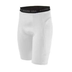   Sliding Short with Cup Pocket, X Large, White