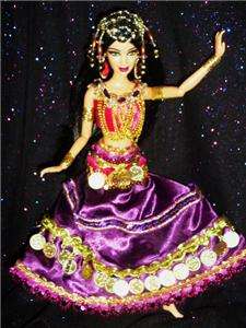 Gypsy Belly Dancer In the night barbie doll ooak  