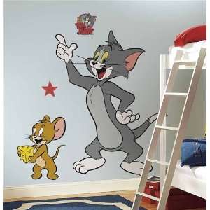    Tom and Jerry Giant Wall Decals In RoomMates: Home & Kitchen