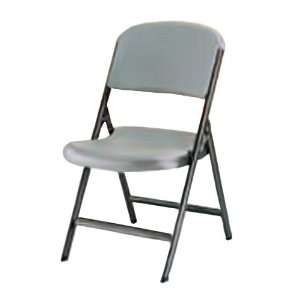  Lifetime Putty Folding Chair with Black Frame, 4 Pack 
