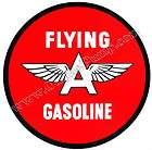 flying a gasoline 12 vinyl gas oil pump decal dc