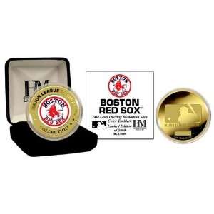 Boston Red Sox 24Kt Gold And Color Team Commemorative Coin:  