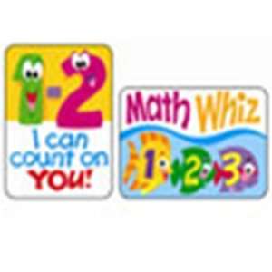  MATH FUN APPLAUSE STICKERS: Office Products